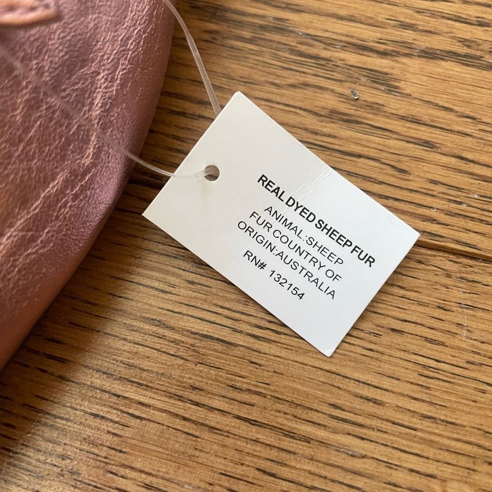 Coach Irene Metallic Pink Barbie Shearling Mule Shoes New - Picture 7 of 16
